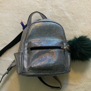 COPY - TILLYS NYC holographic mini backpack